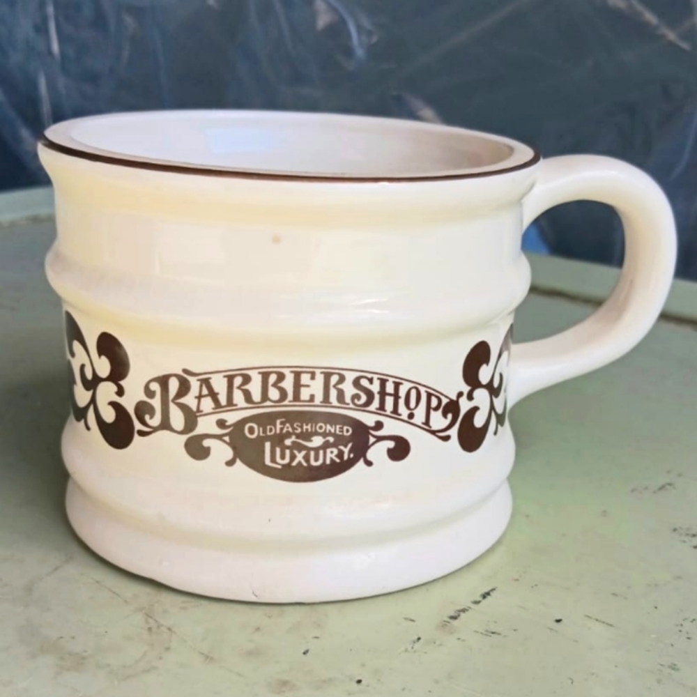 Vintage Barbershop Shaving Mug